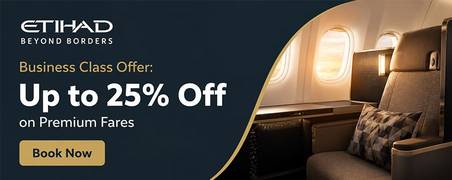 Etihad Airways Coupon Codes banner