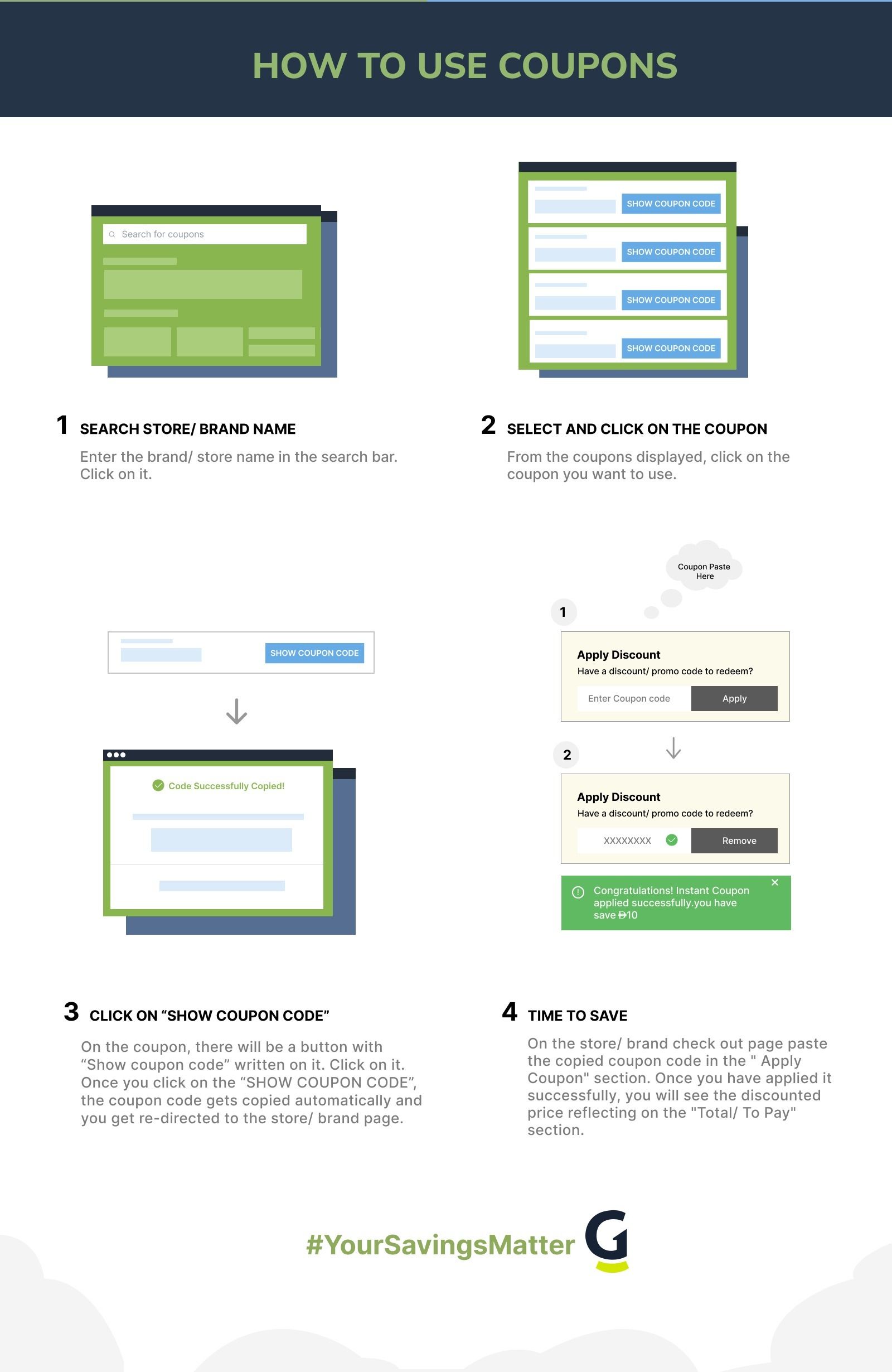 How to use GrabOn UAE coupons